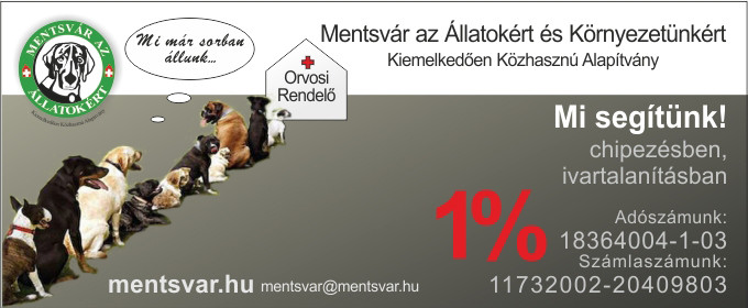 Mentsvár az Állatokért és Környezetünkért Kiemelkedően Közhasznú Alapítvány